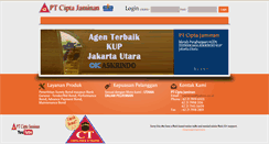 Desktop Screenshot of ciptajaminan.com